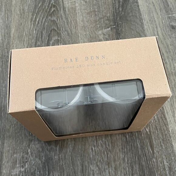 NEW Rae Dunn Flameless LED Wax Candle Set Easter - Picture 3 of 5